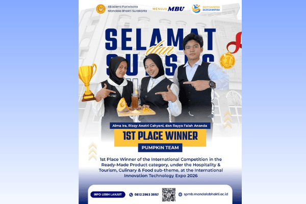 1st Place Winner-Ready Made Product sub-tema Hospitality & Tourism, Culinary & Food